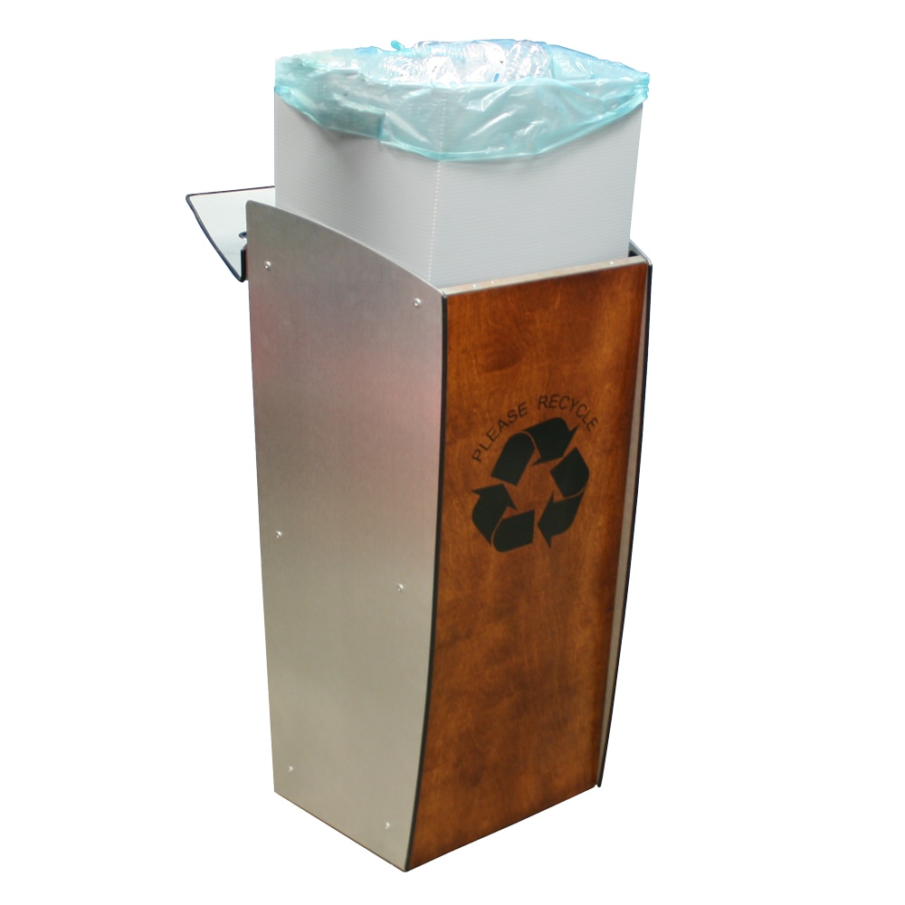 Evolution-80™ Recycling and Waste 2-Bin Station - Image 7