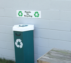 Thanks for Recycling Sign - 10 Pack - Image 2