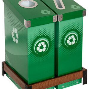 Slimcycle™ 2-Bin Green Station