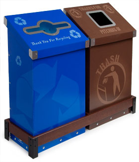 Wedgecycle™ 2 Bin Station