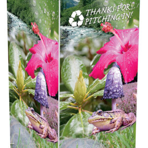 Decorative Photorealistic Recycling Bin