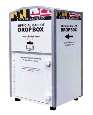 Outdoor Voter Ballot Bin