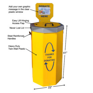 Megabin® Donation Bin Yellow
